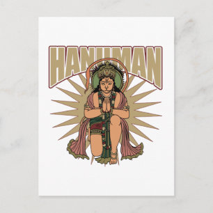Hindu Hanuman Postkarte