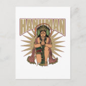 Hindu Hanuman Postkarte (Vorderseite)