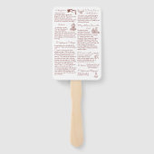 Hindu Heiratsrituale Pfau Jaipur Palast Fächer (Rückseite)