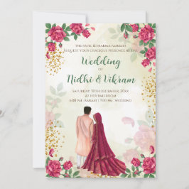 Hindu-Hochzeitkarten & indische Einladungen