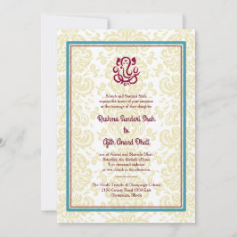 Hindu-Hochzeitseinladung Einladung