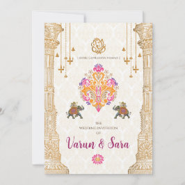 Hindu Hochzeitseinladung & indische Einladungen
