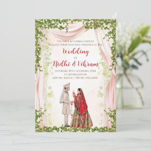 Hindu Hochzeitseinladungen & indische Hochzeitskar Einladung