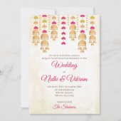 Hindu Hochzeitskarten & Hindu Hochzeitkarten Einladung (Vorderseite)