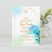 Hindu House Erwärmung Griha Pravesh Einladung (Stehend Vorderseite)