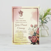 Hindu House Erwärmung Griha Pravesh Einladung (Stehend Vorderseite)