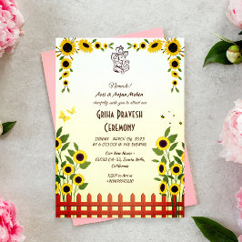 Hindu House Erwärmung Griha Pravesh Einladung