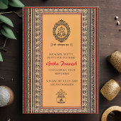 Hindu House Erwärmung Griha Pravesh Einladung