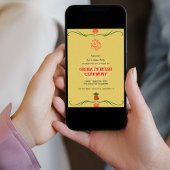 Hindu House Erwärmung Griha Pravesh Einladung