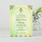 Hindu House Erwärmung Griha Pravesh Einladung (Stehend Vorderseite)