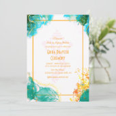 Hindu House Erwärmung Griha Pravesh Einladung (Stehend Vorderseite)