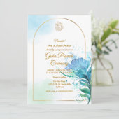 Hindu House Erwärmung Griha Pravesh Einladung (Stehend Vorderseite)