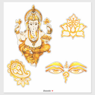 Hindu Indian Stickers Aufkleber