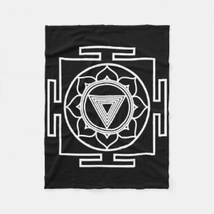 Hindu Kali Yantra Symbol Hinduismus Yoga Östliche  Fleecedecke
