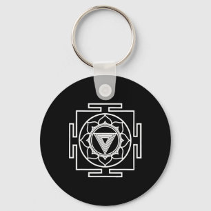 Hindu Kali Yantra Symbol Hinduismus Yoga Östliche Schlüsselanhänger