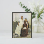 Hindu Ladys Postkarte (Stehend Vorderseite)