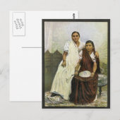 Hindu Ladys Postkarte (Vorne/Hinten)