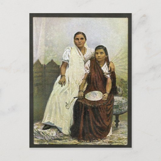 Hindu Ladys Postkarte (Vorderseite)