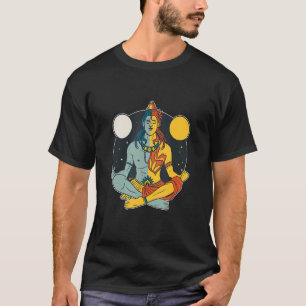 Hindu Lord Shiva Statue Göttliche Medizin Figurine T-Shirt