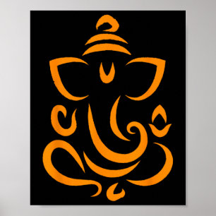Hindu-Meditation Deepavali Diwali Yoga Rangoli Gan Poster