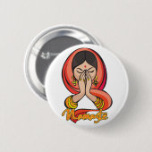 Hindu Namaste Button (Vorne & Hinten)