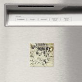Hindu Obst- und Gemüseverkäufer in Madras, 19. Magnet (In Situ (Geschirrspüler))