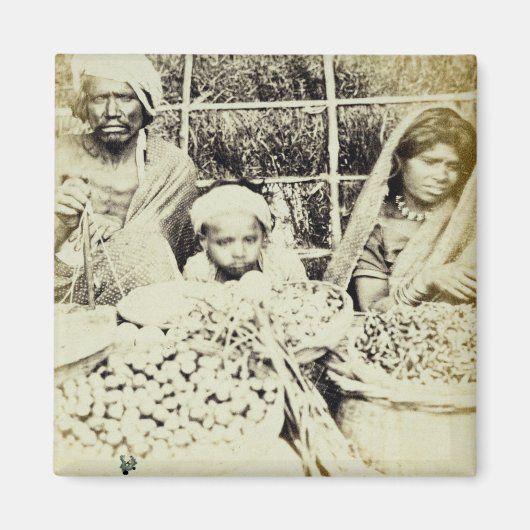 Hindu Obst- und Gemüseverkäufer in Madras, 19. Magnet (Vorne)