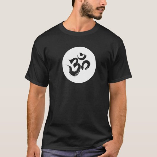 Hindu Om Aum Symbol Yoga   T-Shirt (Vorderseite)