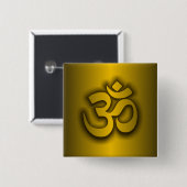 Hindu "Om" Button (Vorne & Hinten)