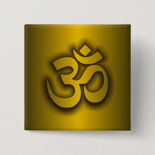 Hindu "OM " Button