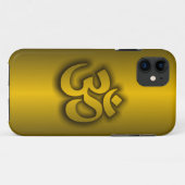 Hindu "Om" Case-Mate iPhone Hülle (Rückseite (Horizontal))