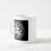 Hindu OM - Meditations-Symbol Kaffeetasse (Vorderseite Links)