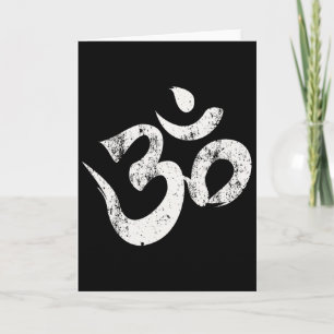 Hindu Om-Shirt Hinduismus T-Shirt Om Yoga T-Shirt Karte