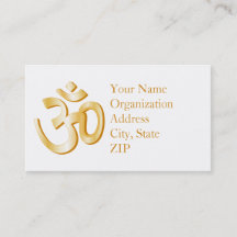 Hindu Om Symbol 3.5" x 2.0"