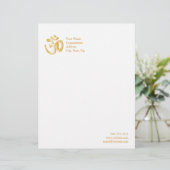 Hindu Om Symbol 8,5" x 11" Briefbogen (Stehend Vorderseite)