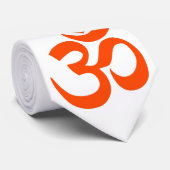 Hindu Om Symbol Krawatte (Gerollt)