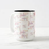 Hindu Sacred Symbol Swastika Zweifarbige Tasse (Vorderseite Links)