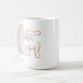 Hindu Sacred Symobol Swastika Kaffeetasse (Vorderseite Links)