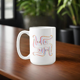 Hindu Sacred Symobol Swastika Kaffeetasse
