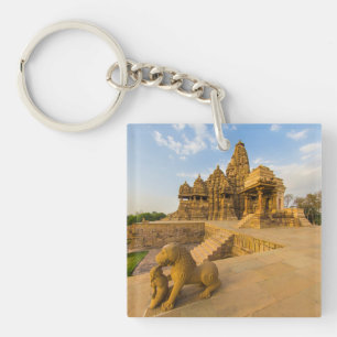 Hindu-Tempel in Khajuraho Schlüsselanhänger