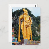 Hindu Temple Batu Höhlen Touristenort KL Postkarte (Vorne/Hinten)