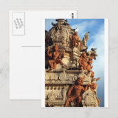 Hindu Temple gopuram Batu Höhlen Malaysia Postkarte (Vorne/Hinten)