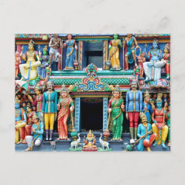 Hindu Temple Little India Singapore Postkarte