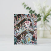 Hindu Temple - Little India, Singapur Postkarte (Stehend Vorderseite)