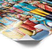 Hindu Temple Singapore Fotodruck (Ecke)