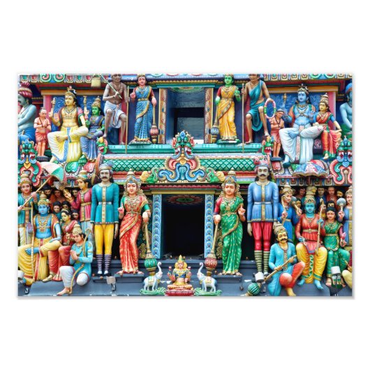 Hindu Temple Singapore Fotodruck (Vorne)