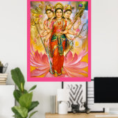 Hindu Three Goddesses Poster (Heimbüro)