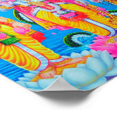 Hindu Trinity Brahma Vishnu Shiva Poster (Ecke)