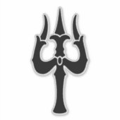 Hindu Trishula Aufkleber (Vorderseite)