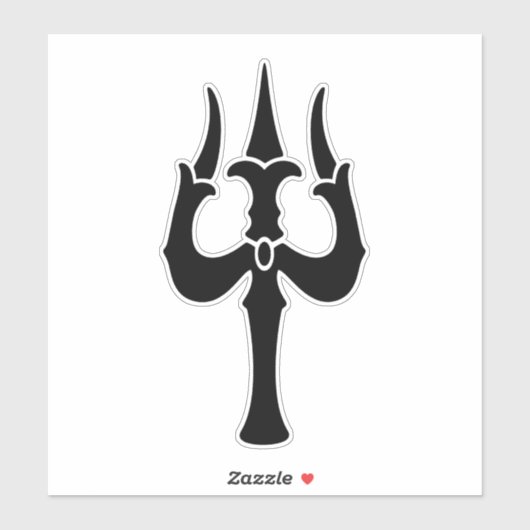 Hindu Trishula Aufkleber (Blatt)